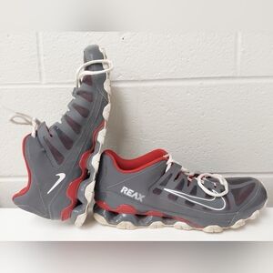 Nike REAX 8 TR Mesh Dark GreyRed Mens Size 12 Casual Athletic Running Shoes